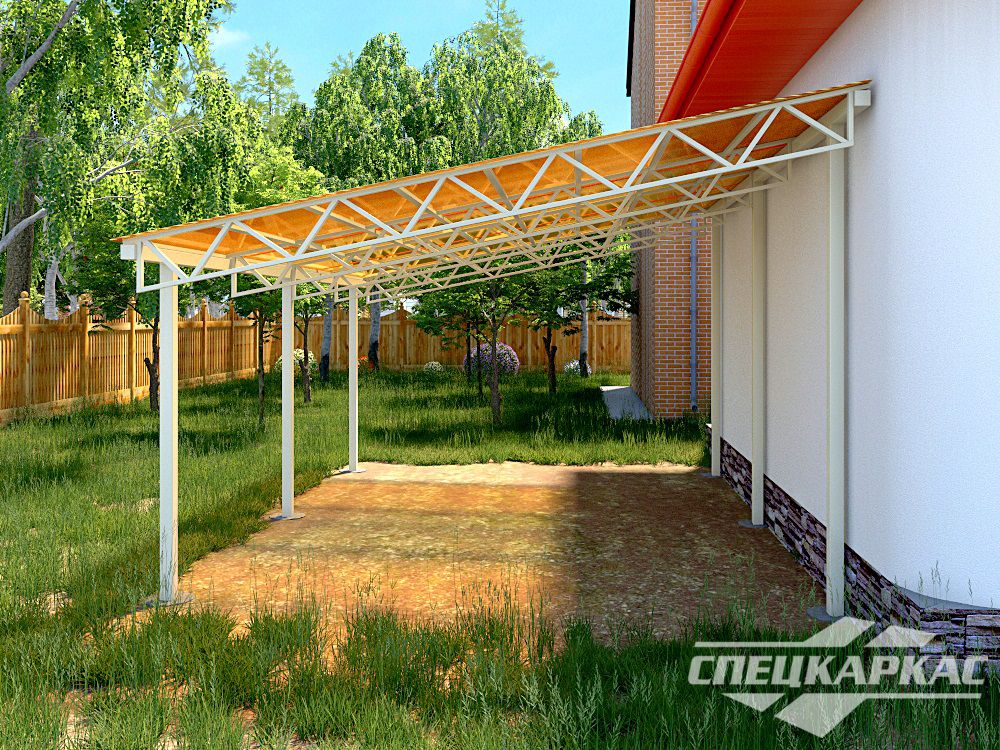 Навес из поликарбоната Навес из поликарбоната